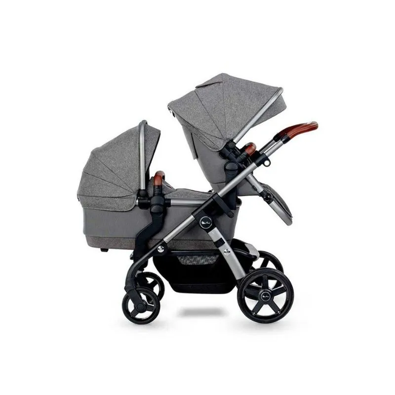 Silver Cross Wave Tandem Seat - Zinc