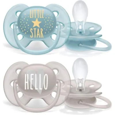 Philips AVENT Ultra Soft Pacifier (6-18m) Little Star