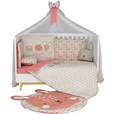 Baby Bedding Set of 9pcs Bunny