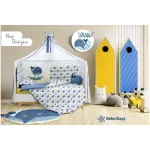 Baby Bedding Set of 9pcs Whale