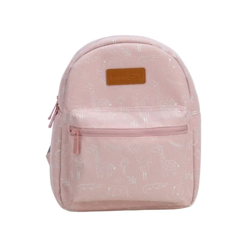 FreeOn Children's Backpack Small Animals Dusty Pink