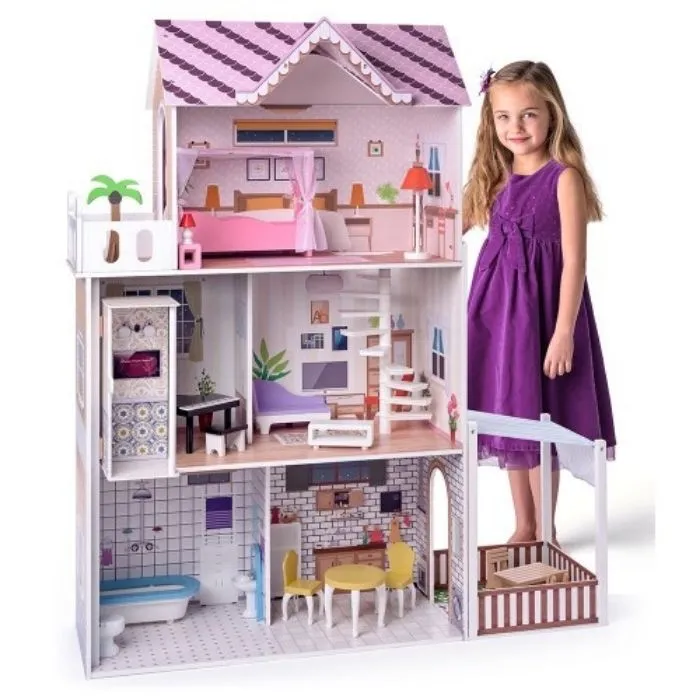 Woody Pink Doll House with elevator Malibu