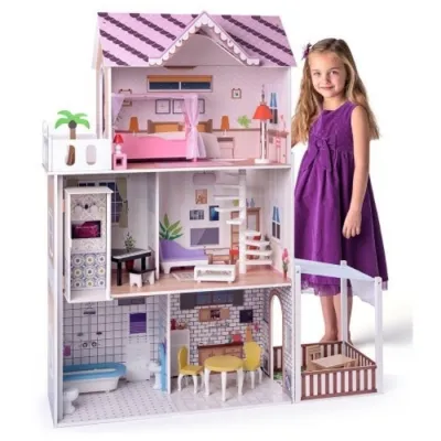 Woody Pink Doll House with elevator Malibu