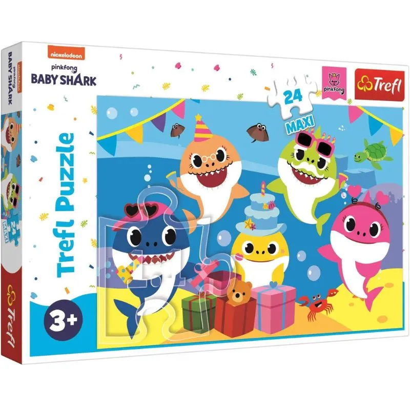 Trefl Baby Shark Puzzle 24 Maxi Pieces