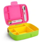 Munchkin Lunch™ Bento Box with Stainless Steel Utensils