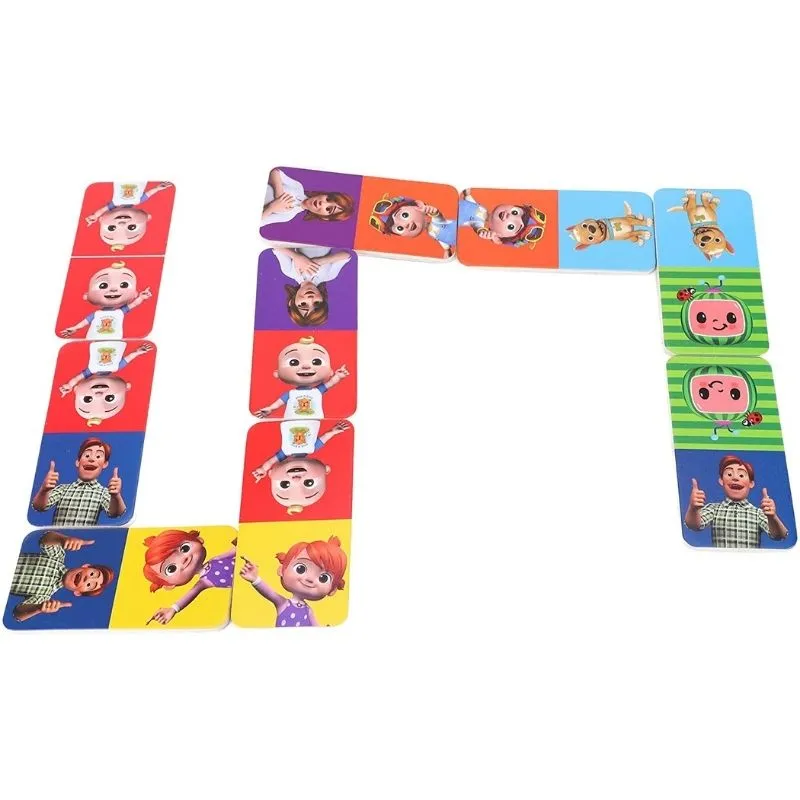 Cocomelon Wooden Domino Puzzle Set