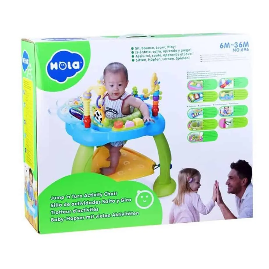 Hola Jump n' Turn activity Chair (green)