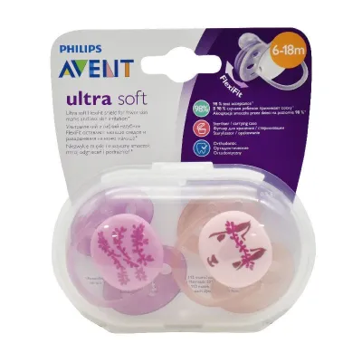 Philips Avent Ultra Soft Soother  6-18m