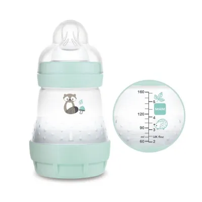 MAM Colors of Nature Baby Bottle Easy Start  Anti-Colic 160ml - Blue