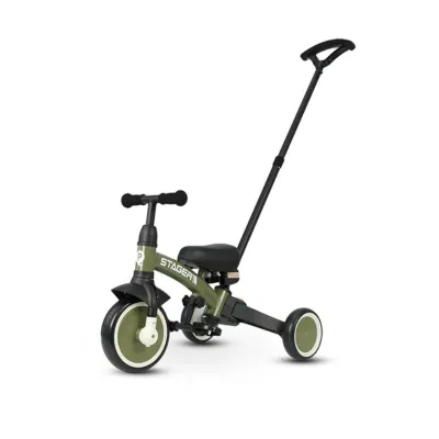 Qplay STAGER Green foldable evolutionary tricycle