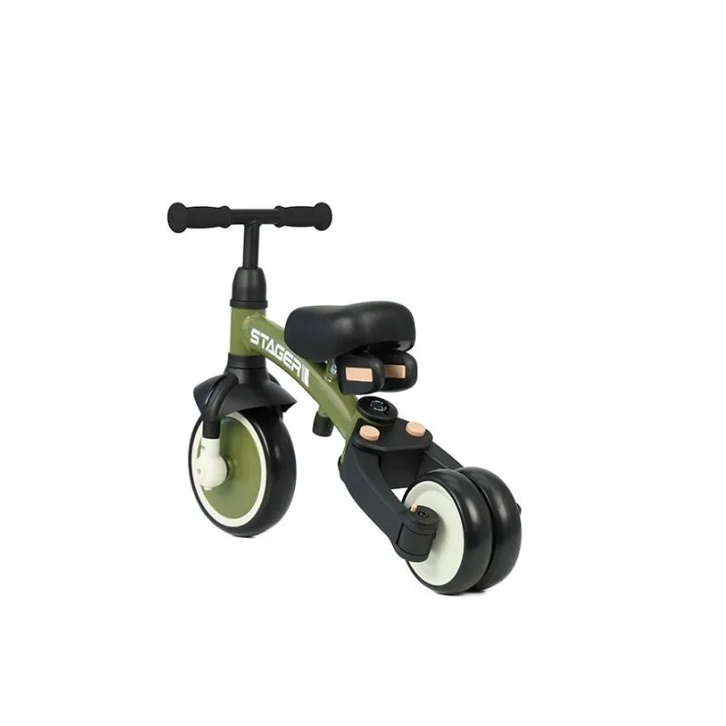 Qplay STAGER Green foldable evolutionary tricycle