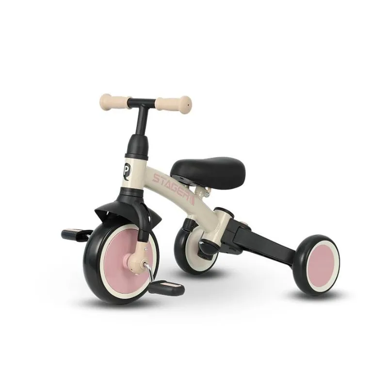 Qplay STAGER foldable evolutionary tricycle Pink