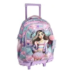 School Trolley Bag Elementary Must Team Fashion Girl 3 Compartments