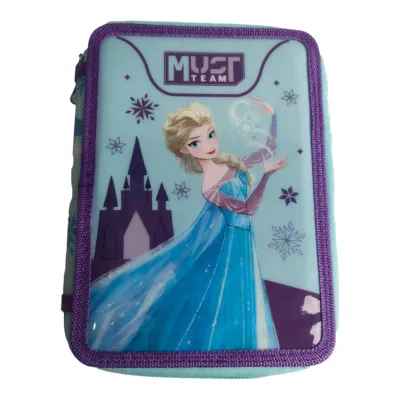 School Pencil Case Double Filled Disney Frozen Must Team
