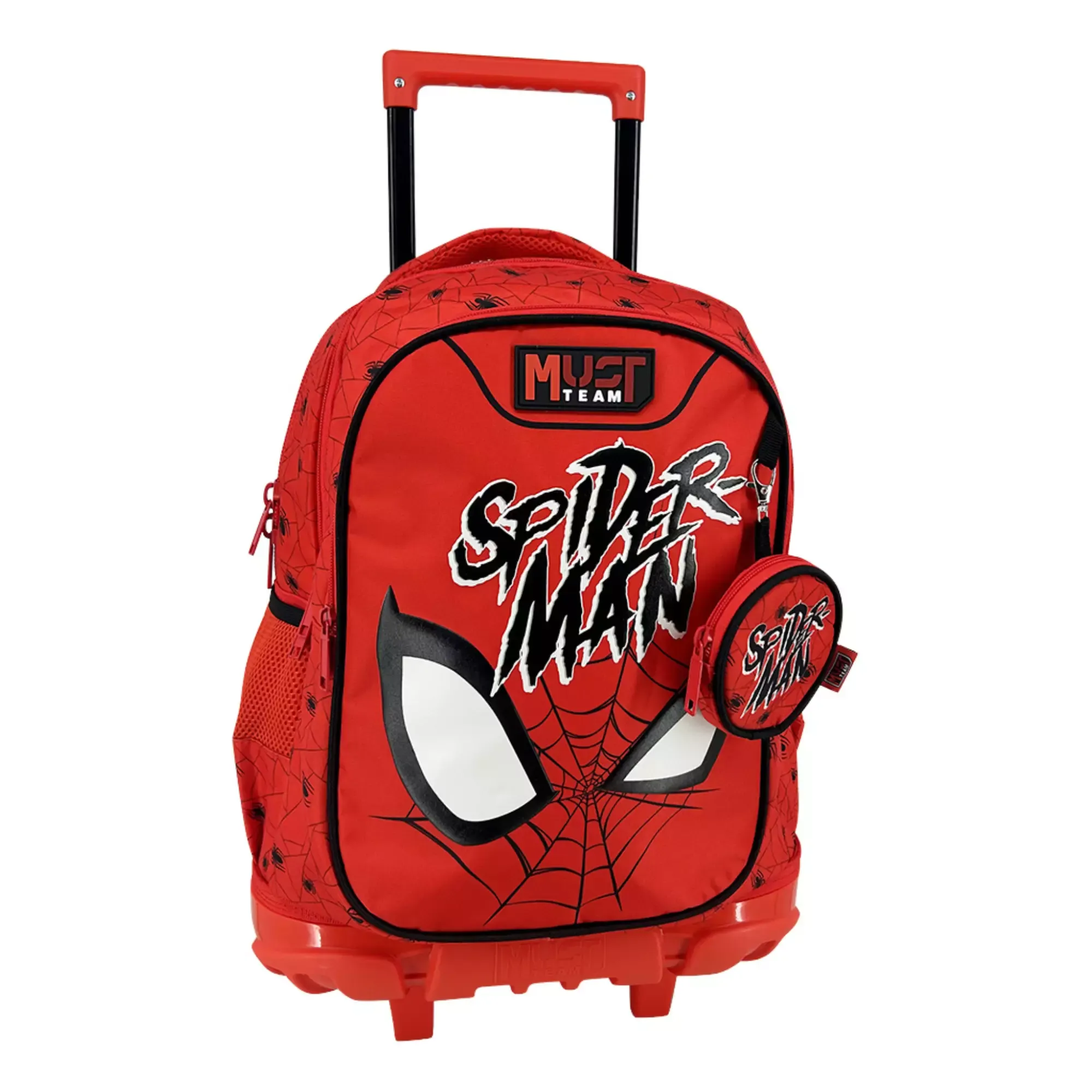 School Trolley Bag Elementary Spider-Man Web Must Team 3 Compartments