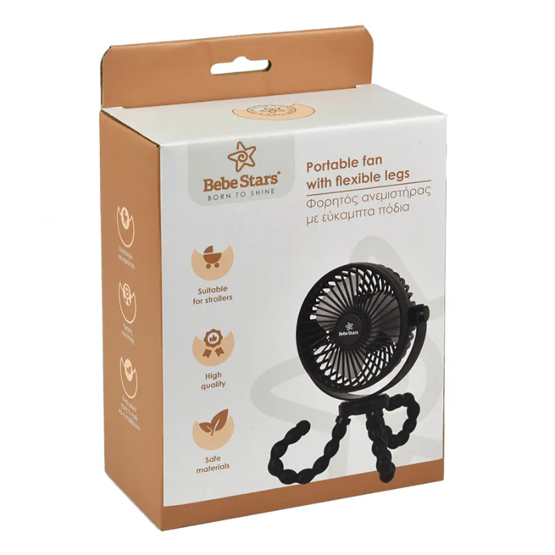Bebe Stars Portable fan with flexible Legs