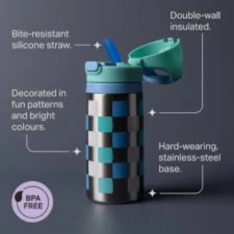 Tommee Tippee On the Go Stainless Steel Insulated Bottle Flask Pink