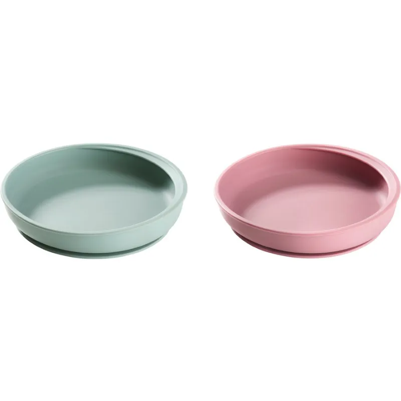 Tommee Tippee Toddler Silicone Plate Suction Base Green