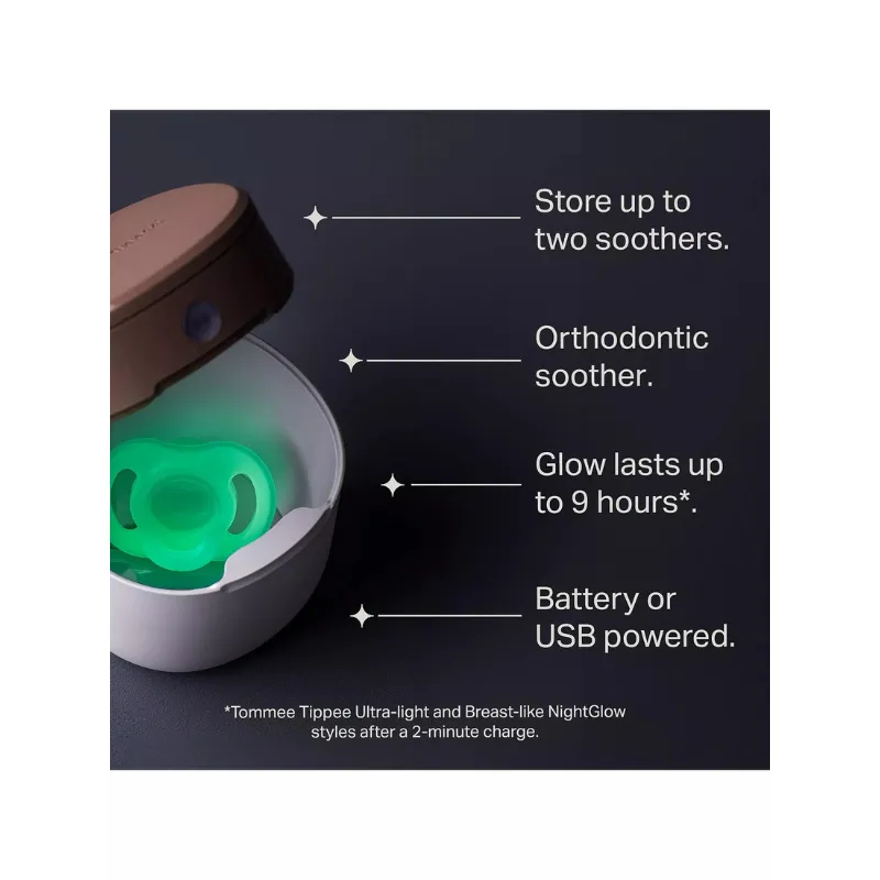 Tommee Tippee NightGlow Pod, UV Soother Charger & Steriliser