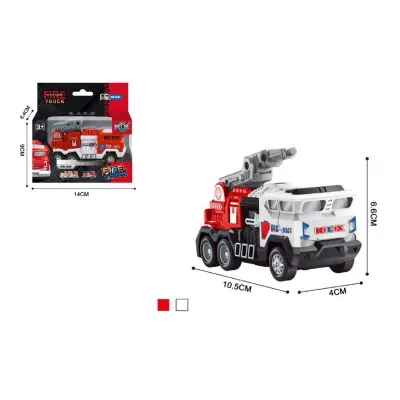 Infinity Toys - Die cast full back truck (WHITE)