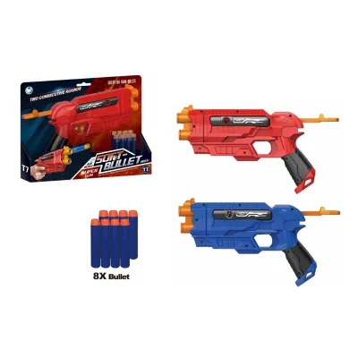 Infinity Toys - Soft Bullet gun red ( 8PCS bullet )