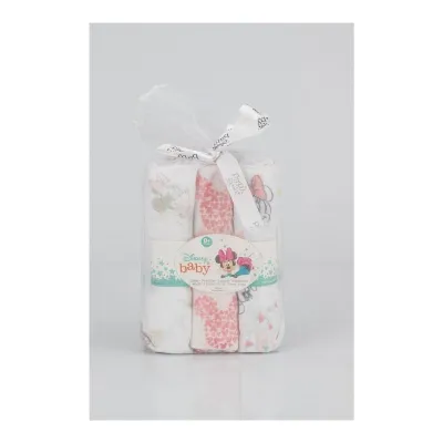 Inter baby 3pack muslins minnie  80X80  - BLUE