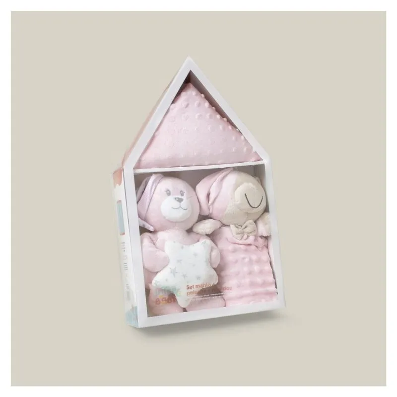 Inter baby plush toys 3pcs set - PINK