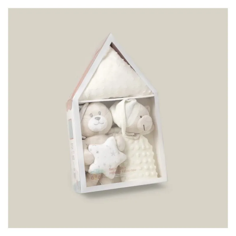 Inter baby plush toys 3pcs set  - BEIGE