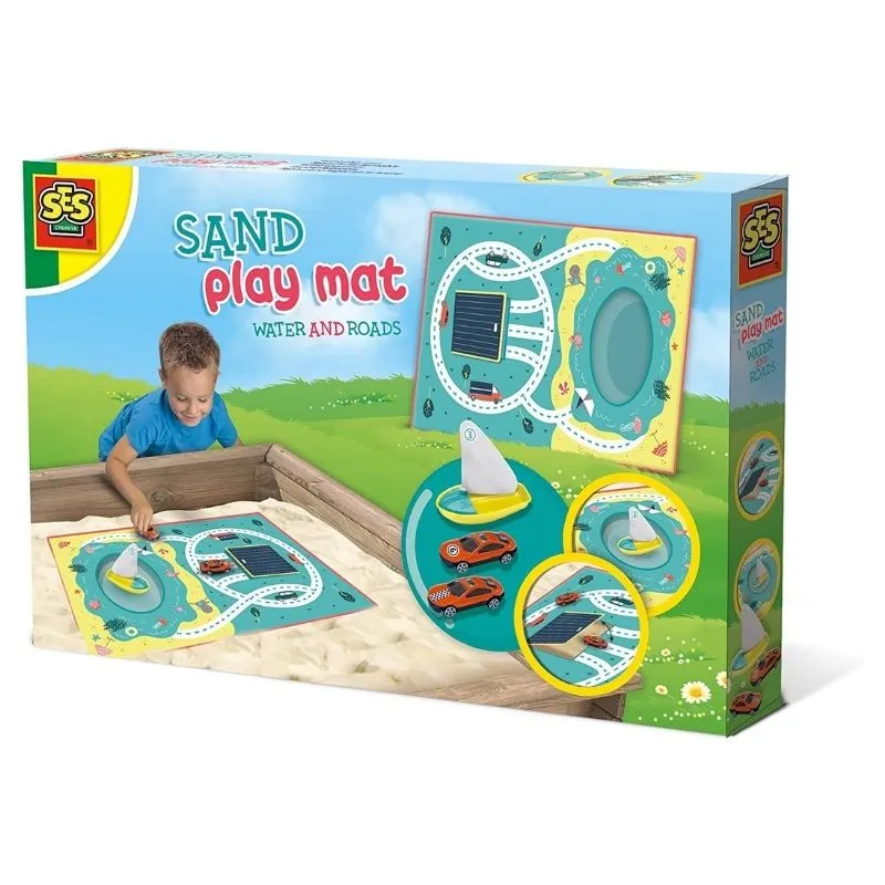 SES Sand play mat - Water and roads