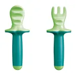 Spoon & Fork Trainer – Baby’s Cutlery – Green