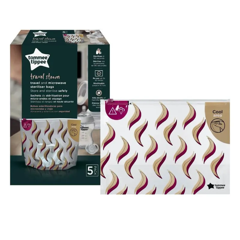 Travel Steriliser Bag - 5 pack
