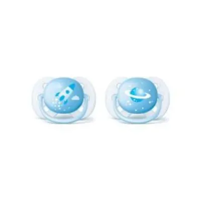 Philips Avent Ultra Soft Pacifier 0-6m (Light Blue)