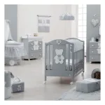 Italbaby cot Fiocco (grey)