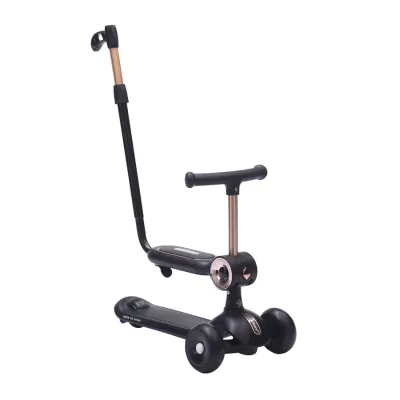 Bebe Stars Scooter Xride 2 in 1 Black With Handlebar