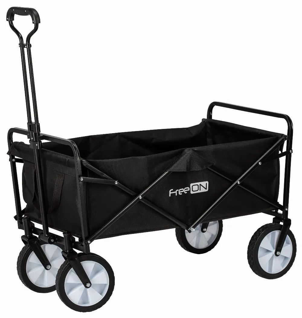 FreeOn Portable Wagon trolley, Black