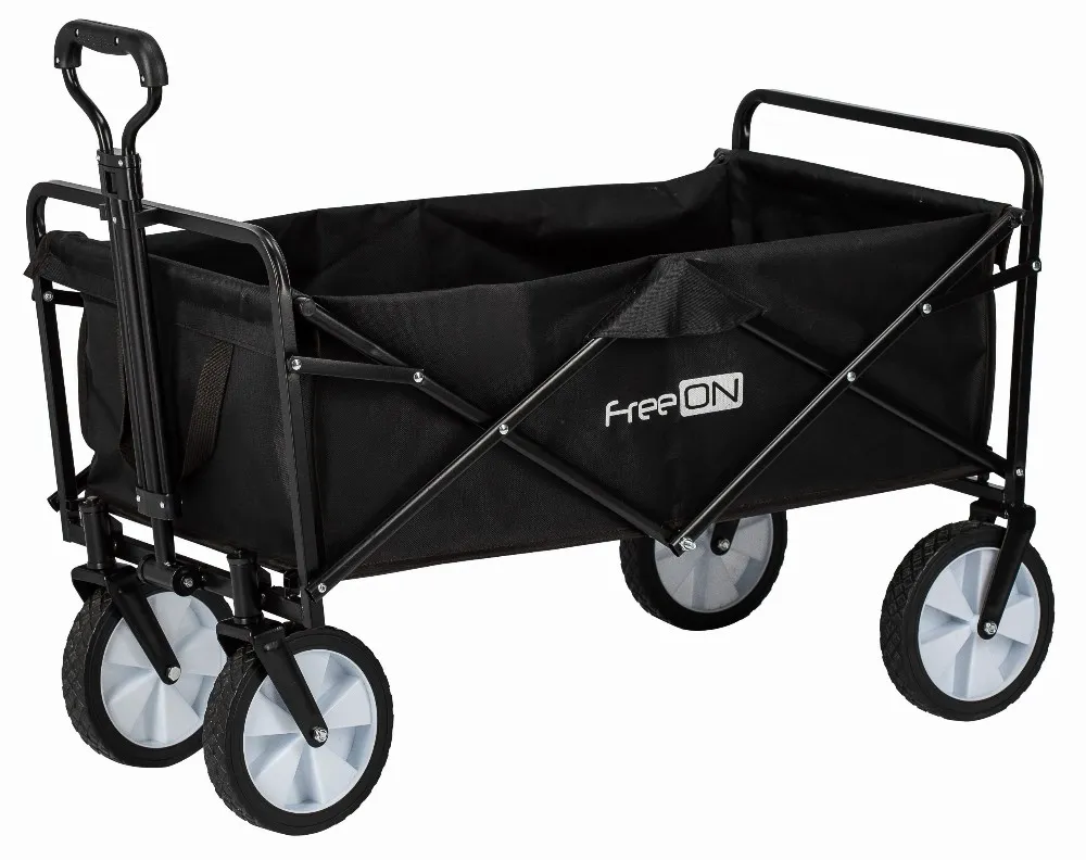 FreeOn Portable Wagon trolley, Black