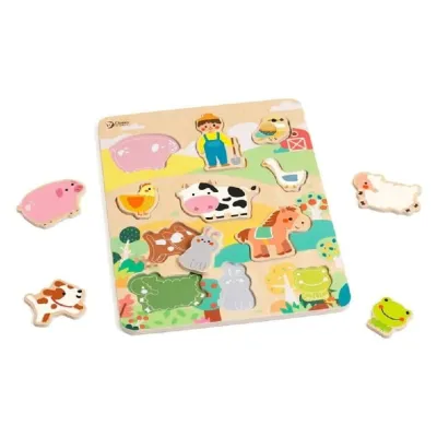 Classic World Toys Farm Animal Puzzle