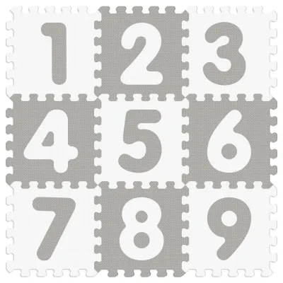Sunta Antibacterial EVA Foam Puzzle Numbers Baby Play mat
