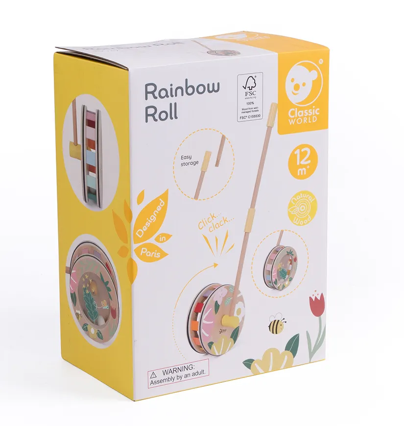 Classic World Toys Rainbow Roll