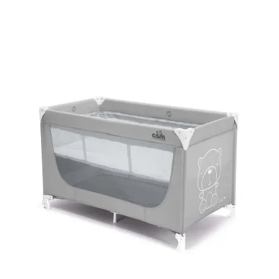 Cam Travel Cot Pisolino Teddy - Grey