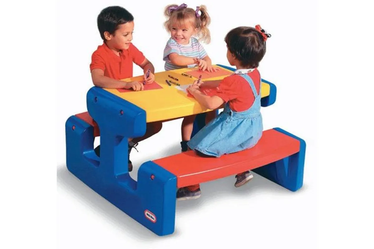 Little Tikes Junior Picnic Table - Primary