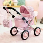 Bayer Design Dolls Trendy Pram  Pink & Animal Print