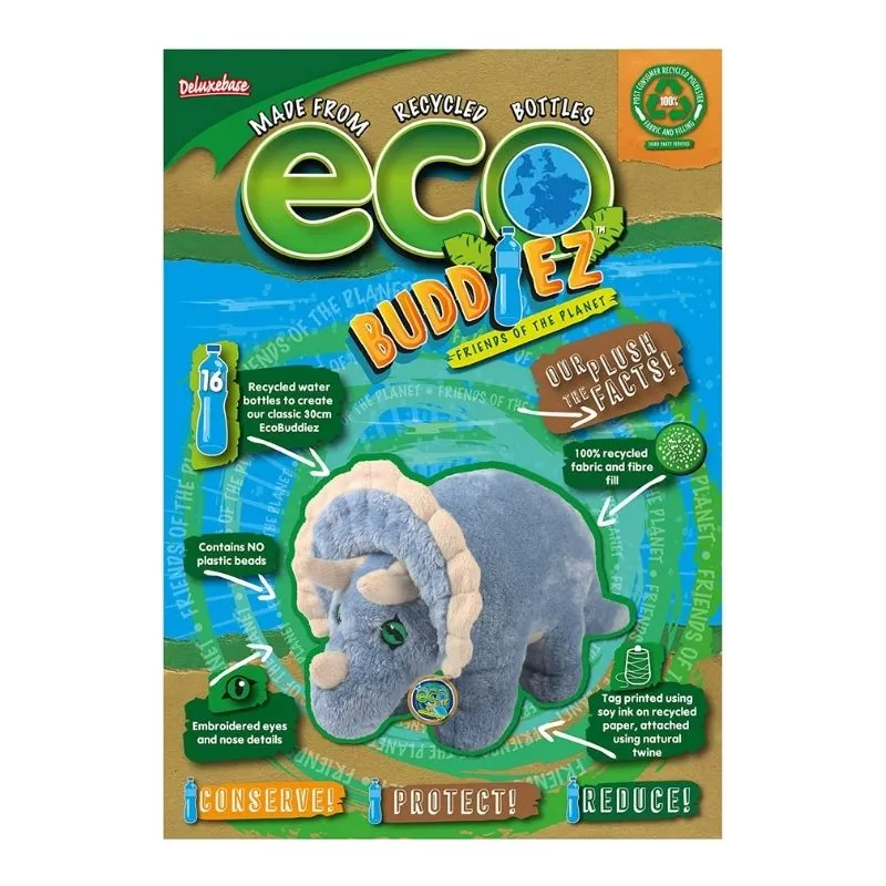 EcoBuddiez Large - Triceratops