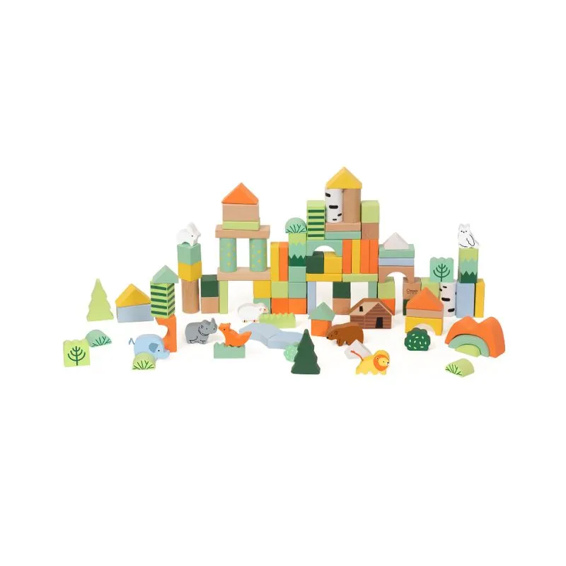 Classic World Toys Large Forest Blocks
