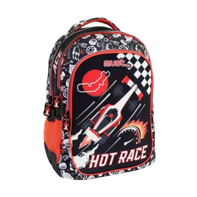 School Backpack Must Hot Race Glow in the Dark with 3 cases