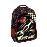 School Backpack Must Hot Race Glow in the Dark with 3 cases