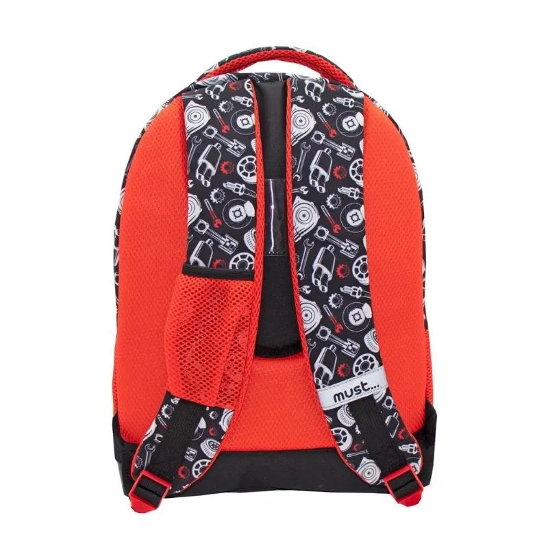 School Backpack Must Hot Race Glow in the Dark with 3 cases