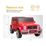 Licensed Mercedes-Benz AMG G63 12V Red