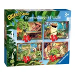 Ravensburger - 4 in a Box Gigantosaurus Puzzles