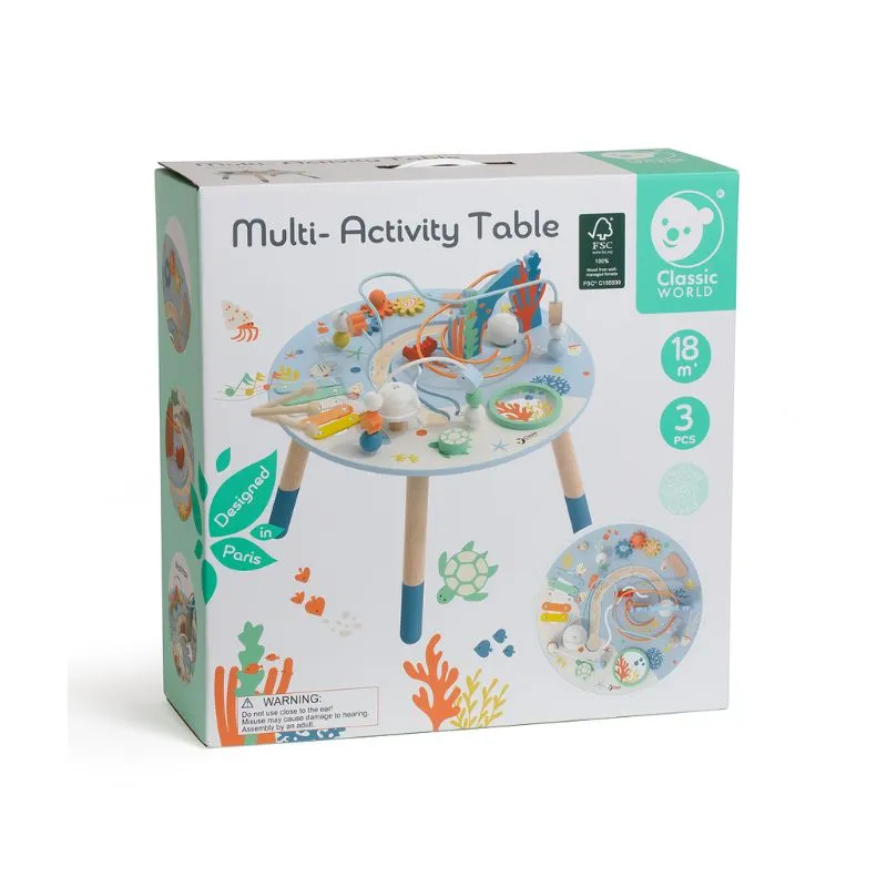 Classic World Toys Multi-Activity Table